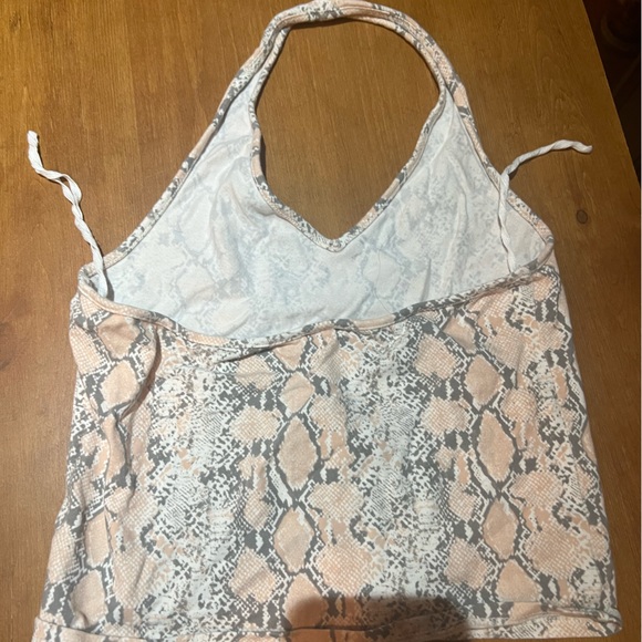 Snakeskin halter top - Picture 4 of 7